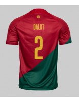 Portugalsko Diogo Dalot #2 Domácí Dres MS 2022 Krátký Rukáv